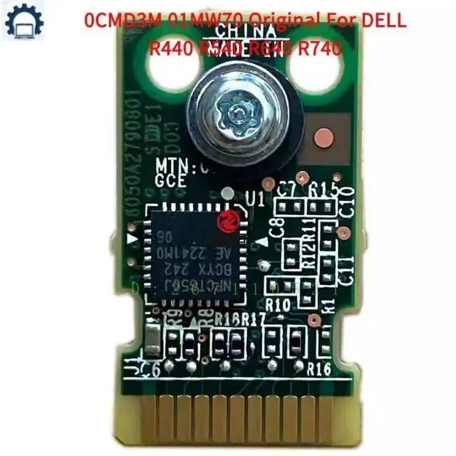 Main image of 0CMD3M 01MW70 For R440 R540 R640 R740 Trusted Platform Module TPM 2.0 1MW70 CN-01MW70 CMD3M CN-0CMD3M
