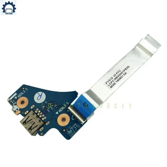 Alt view image 2 of 3 - USB Small board W/cable for Legion Y540-15IRH-PG0 81SY 5C50S24944 NS-C376