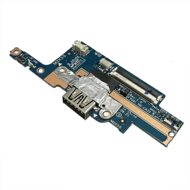 Alt view image 3 of 3 - USB Power Button Board for Yoga C740-14IML 81TC 5C50S24993 NS-C433 US