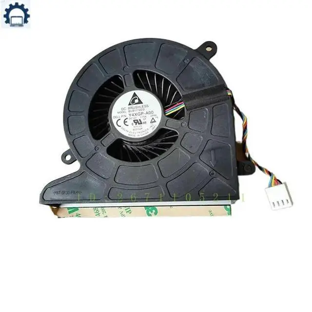 Alt view image 2 of 3 - 0Y4XGP For Optiplex 9030 Inspiron 5348 Laptop Cooling Fan Cooler Fan Heatsink Radiator CN-0Y4XGP Y4XGP