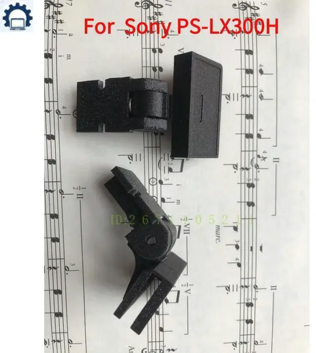 Alt view image 2 of 3 - Dust Cover Hinge For PS-LX300H Turntable Lid Hinge Replacement Set