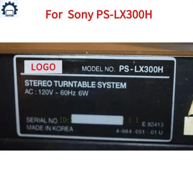 Alt view image 3 of 3 - Dust Cover Hinge For PS-LX300H Turntable Lid Hinge Replacement Set