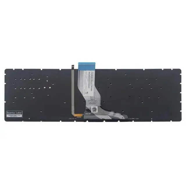 Alt view image 3 of 3 - Silver UK Backlit Keyboard For Pavilion 15-bk 15-bk000 x360 15-bk100