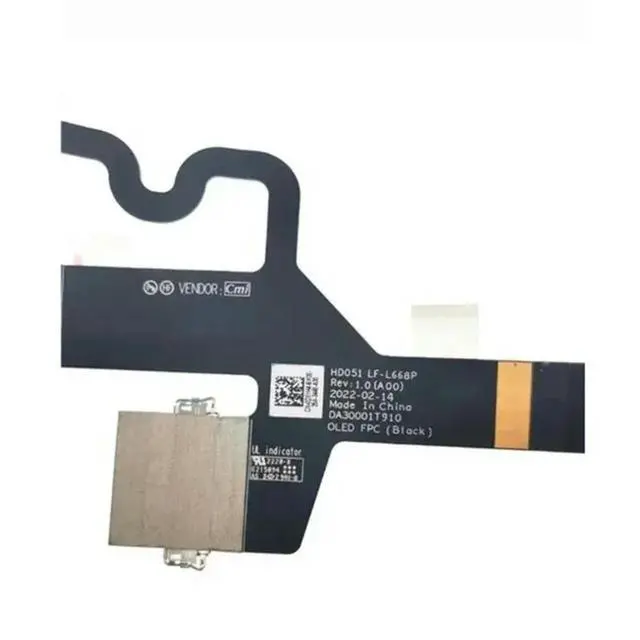 Alt view image 3 of 3 - Genuine Laptop LCD OLED FPC Cable For XPS 15 9520 Precision 5570 HDO51 LF-L668P 0DXYH4 DXYH4 DA30001T910