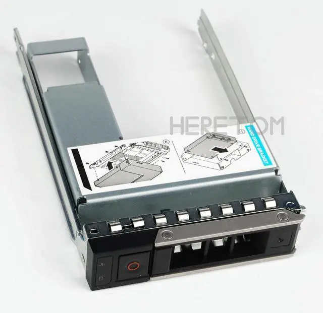 Alt view image 3 of 3 - 2.5" 3.5" SATA SAS HDD Adapter + 3.5inch Hard Drive Tray Caddy For PowerEdge R250 R350 T350 Server Hybrid