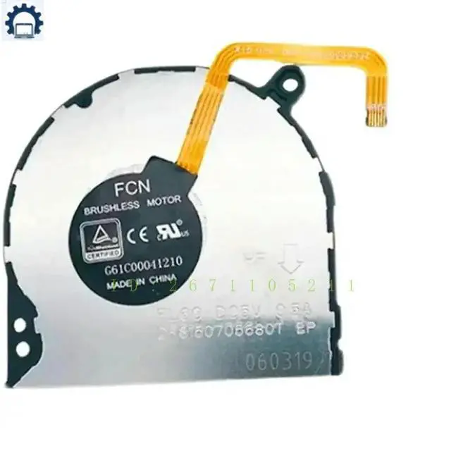 Alt view image 3 of 3 - FORLaptop CPU Cooling Fan For G61C 00041210 DFS 150705680 T Fan DC5V 0.5A