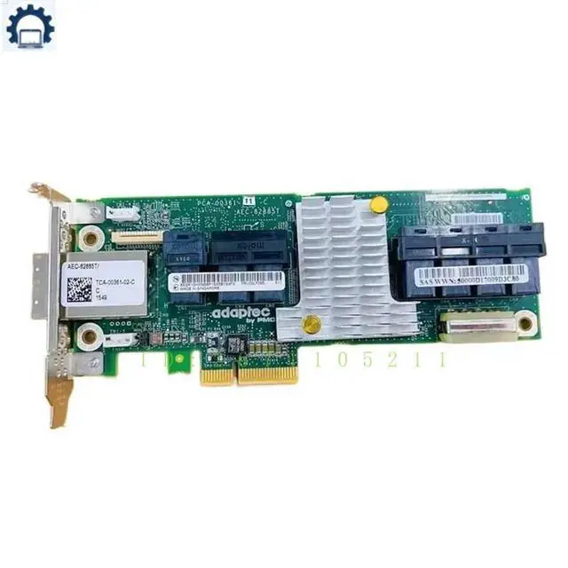 Alt view image 2 of 3 - AEC-82885T 2283400-R For Adaptec 12GbS SAS 36-Port Expansion Card HBA Card 00LF095 100% Tested