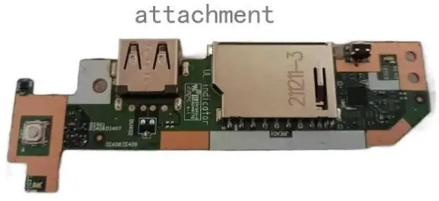 Main image of FOR 3 15ABA7 Laptop USB CARD READER POWER BUTTON BOARD W CABLE NS-E532 5C50S25342