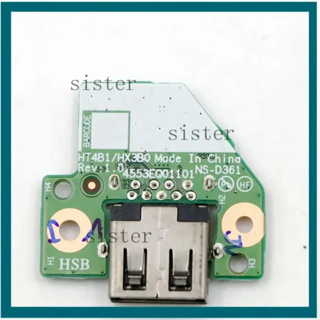 Alt view image 2 of 3 - for ThinkPad x13 Gen2 t14s Gen2 USB sub card board connector ns-d362 5c50z44734