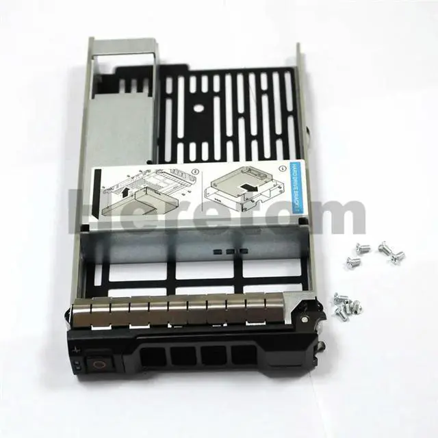 Alt view image 2 of 3 - 2.5" to 3.5" Hard Drive Adapter w/ HDD Caddy Tray Bracket For PowerEdge T340 Server