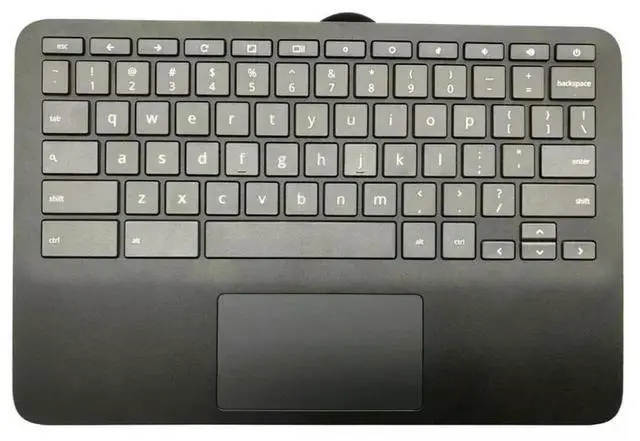 Main image of M44258-001 palmrest upper case US keyboard TP for Chromebook 11 G9 EE