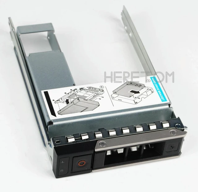 Alt view image 2 of 3 - Heretom 2.5" to 3.5" HDD Adapter + 3.5" tray Caddy for Poweredge R240 R340