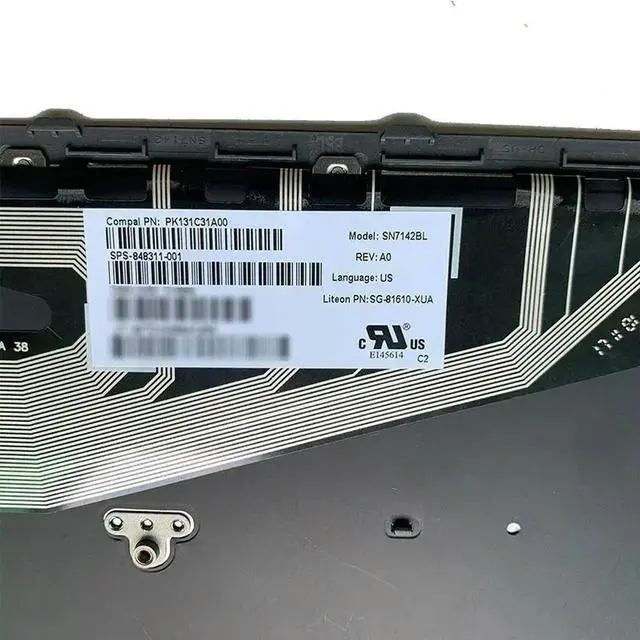 Alt view image 2 of 3 - 848311-001 FOR Zbook 15 17 G3 Laptop US English Backlit Keyboard