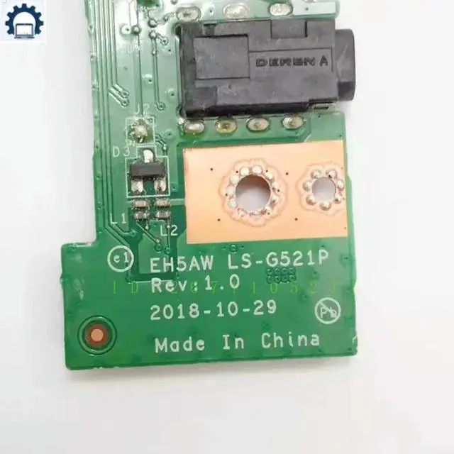 Alt view image 3 of 3 - LS-G521P For Aspire A515-52 A515-52G Laptop USB Audio IO Board EH5AW NBX0002DT00