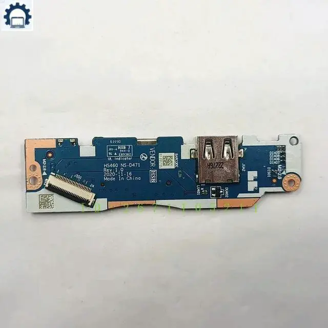 Main image of 5C50S25168 NS-D471 For 3-14ITL6 82H7 S14 G2 ITL 82MU USB SD Card Reader Power Button Board Tested