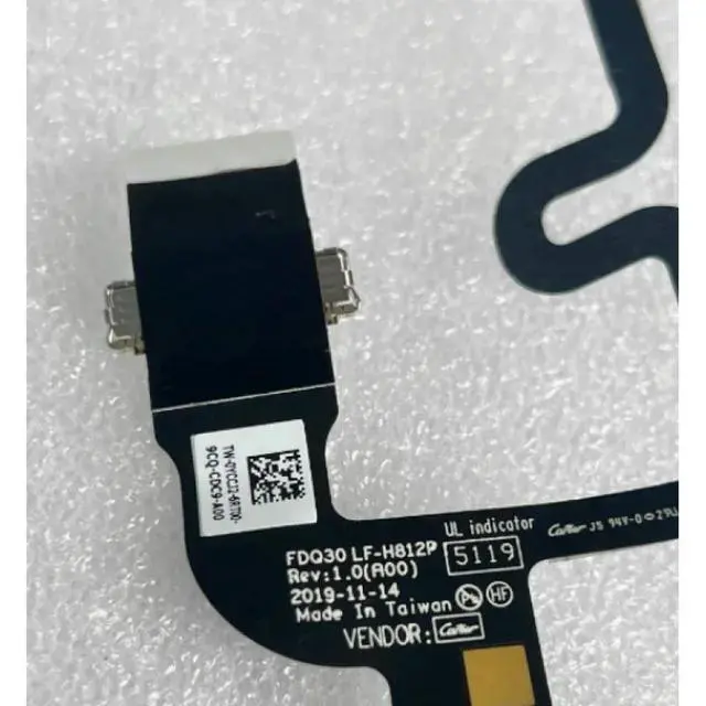 Alt view image 3 of 3 - For XPS13 9300 9310 FHD UHD touch screen cable 0YCCJ2 FDQ30 LF-H812P