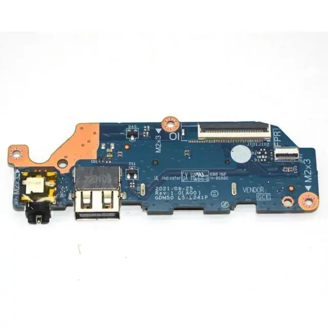 Alt view image 3 of 3 - For Inspiron 3511 V3500 C6CMN USB Card Reader Audio IO Board