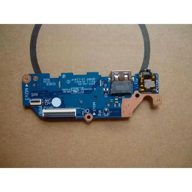 Alt view image 2 of 3 - For Inspiron 3511 V3500 C6CMN USB Card Reader Audio IO Board