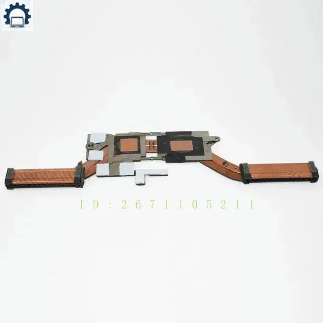 Alt view image 3 of 3 - 0KNH4K For XPS15 7590 M5540 Laptop Cooling Fan Copper Tube Heatsink KNH4K CN-0KNH4K AT2FP0010A0