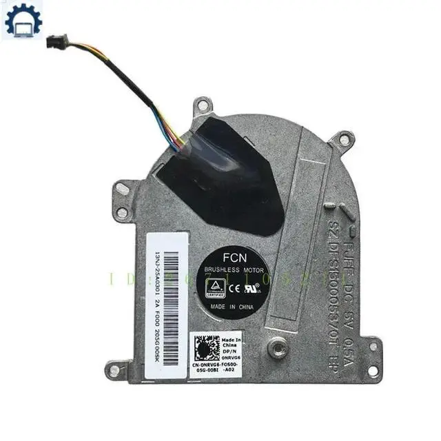 Alt view image 3 of 3 - 0NRVG6 For Latitude 7212 Rugged Extreme Laptop CPU Cooling Fan Cooler Fan DFS150005370T FJFF 13NJ-25A0301
