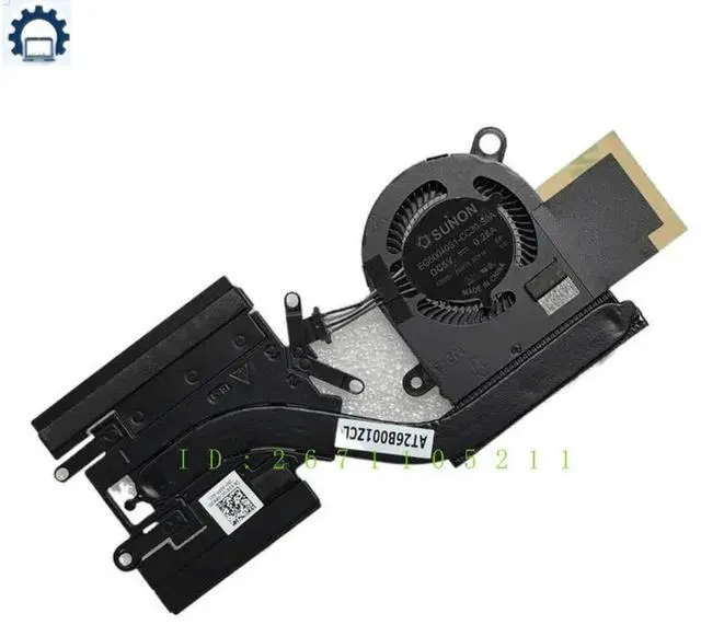 Main image of 034T0C For Latitude 7390 2 in 1 Laptop CPU Cooling Fan With Heatsink Cooler Fan 34T0C CN-034T0C AT26B001ZCL