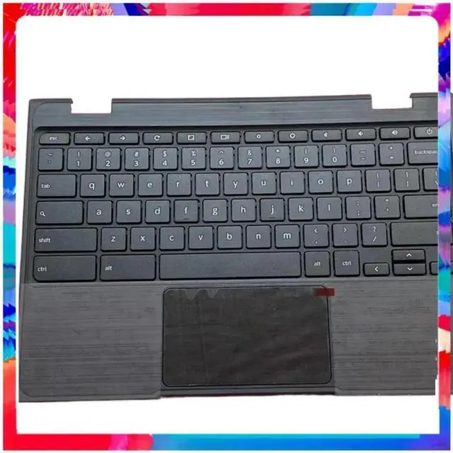 Main image of and for 100e Chromebook 2nd Gen AST Palmrest Upper Case US Keyboard KB Bezel 82CD 5CB0Z21474