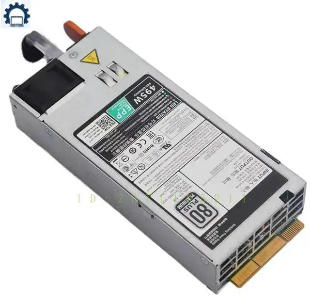 Alt view image 3 of 3 - 495W For R530 R630 R730 R730XD R740 T430 T630 Server Power Supply D495E-S0 D495E-S1 F495E-S0 02FR04 0N24MJ 09338D