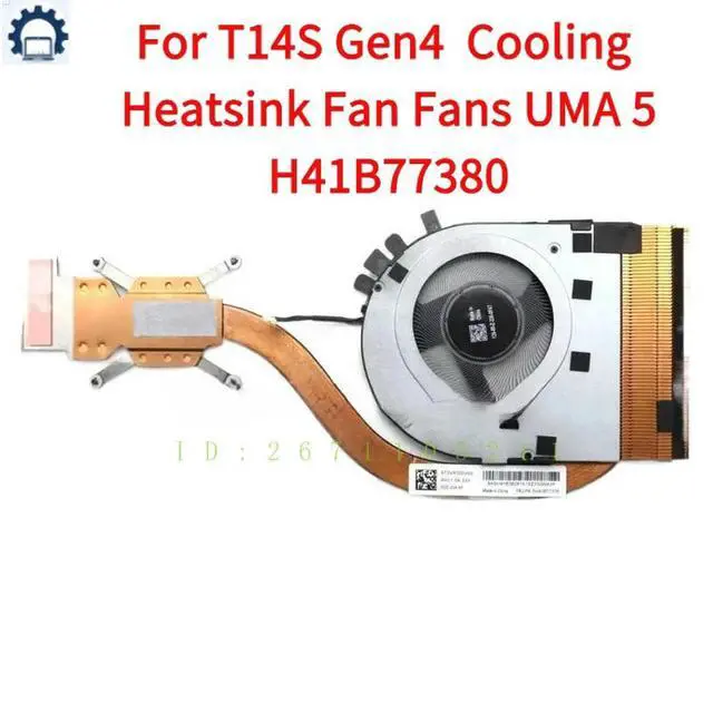 Alt view image 2 of 2 - For T14S Gen4 Cooling Heatsink Fan Fans UMA 5H41B77380