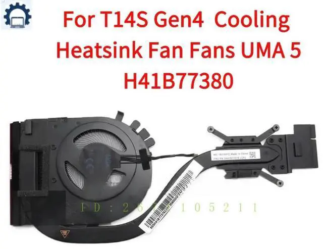 Main image of For T14S Gen4 Cooling Heatsink Fan Fans UMA 5H41B77380