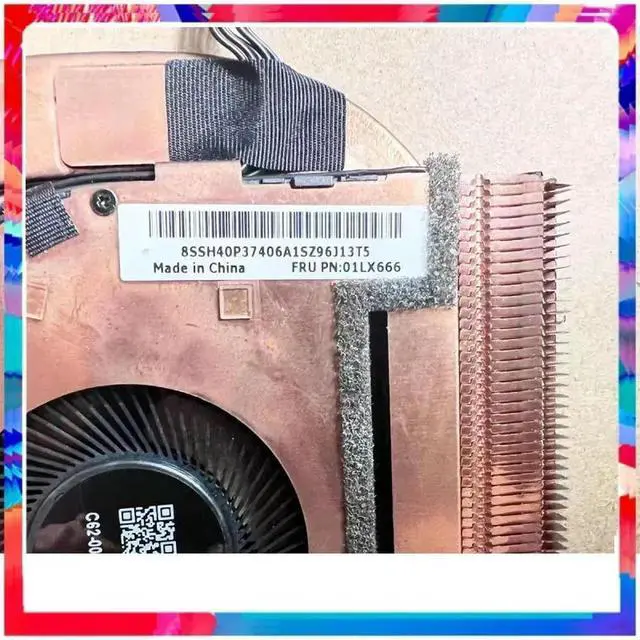 Alt view image 3 of 3 - For ThinkPad Notebook Fan X280 CPU Fan Notebook Fan Radiator 01LX666 01LX665