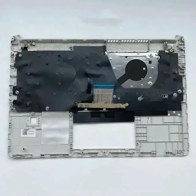 Alt view image 2 of 2 - Keyboard with palmrest cover for TPN-Q221 14-DQ 14-FQ L61507-001 silver