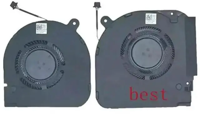 Alt view image 2 of 2 - Replacement Laptop CPU GPU 4 line 5 Hole Cooling Fan for G7 17 7700 G7700-7231BLK P46E 2020 Series Fan
