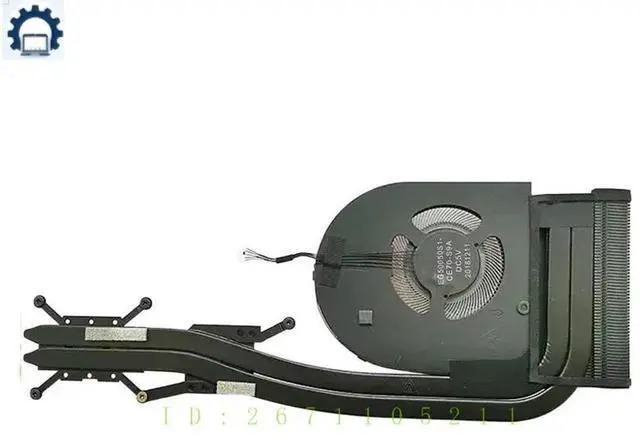 Main image of For ThinkPad T590 P53S P15S T15 Gen 1 Laptop Heatsink Fan 01YU193 01YU192 5H40W36706 5H40W36707