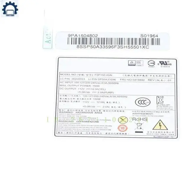 Alt view image 2 of 3 - M71Z M72Z M73Z M83Z M93Z 150W AIO Power Supply FSP150-20AI APA005 54Y8892 HKF1502-3B PS-2181-01 APA004 DSP-150UB A