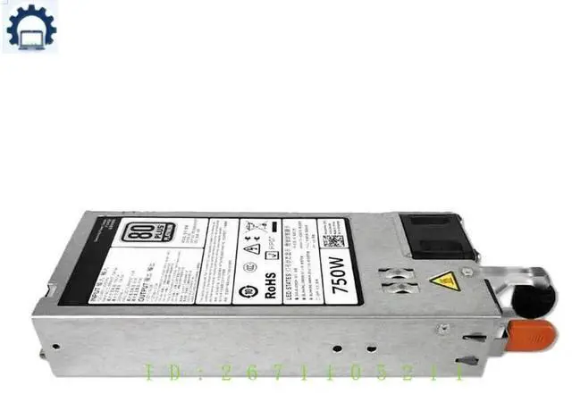 Main image of 0CWKMX For R520 R530 R620 R630 R720 R730 R820 T420 T620 R530XD R730XD Server 750W Power Supply D750E-S3 CN-0CWKMX
