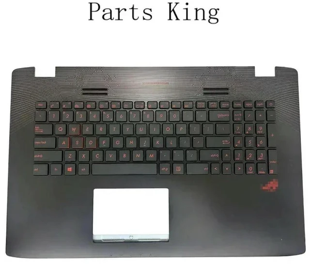 Main image of Palmrest w/ Backlit Keyboard touchpad for Rog GL752V GL752VL GL752VW ZX70 GL752 us