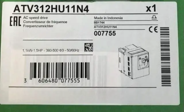 Alt view image 4 of 6 - Atv312hu11n4 Ac Drive 1.5 480vac Spot Plc Fast Delivery