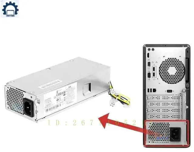 Main image of L08404-001 L08404-002 For Prodesk 600 G5 180W SFF Power Supply L08404-004 PA-1181-3HC 100% Tested