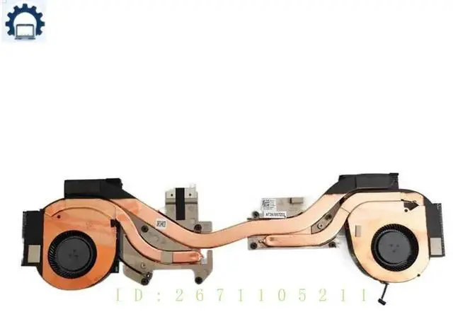 Main image of 0YHP4Y For Precision 7530 M7530 NV-128 Laptop CPU Cooling Fan GPU Cooler Fan YHP4Y CN-0YHP4Y