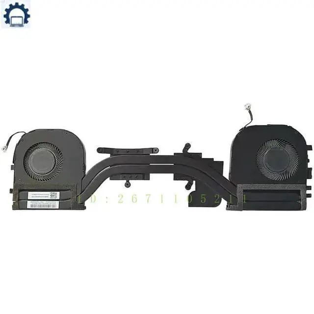 Alt view image 2 of 3 - 02XR044 For ThinkPad P1 Gen 2 X1 Extreme 2nd Gen CPU Cooling Fan Cooler Fan Heatsink Radiator