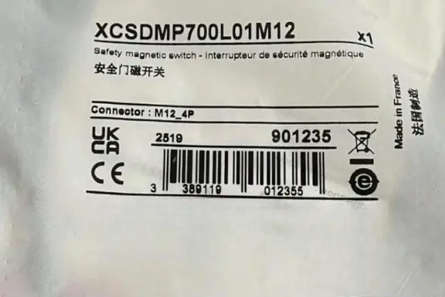 Alt view image 4 of 6 - XCSDMP700L01M12/XCSDMP701L01M12 encoded safety door limit switch Fast delivery