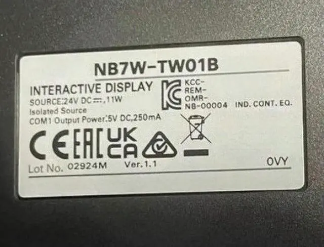 Alt view image 5 of 6 - NB7W-TW01B NB7W TW01B Touch Screen Interactive Display Fast Delivery