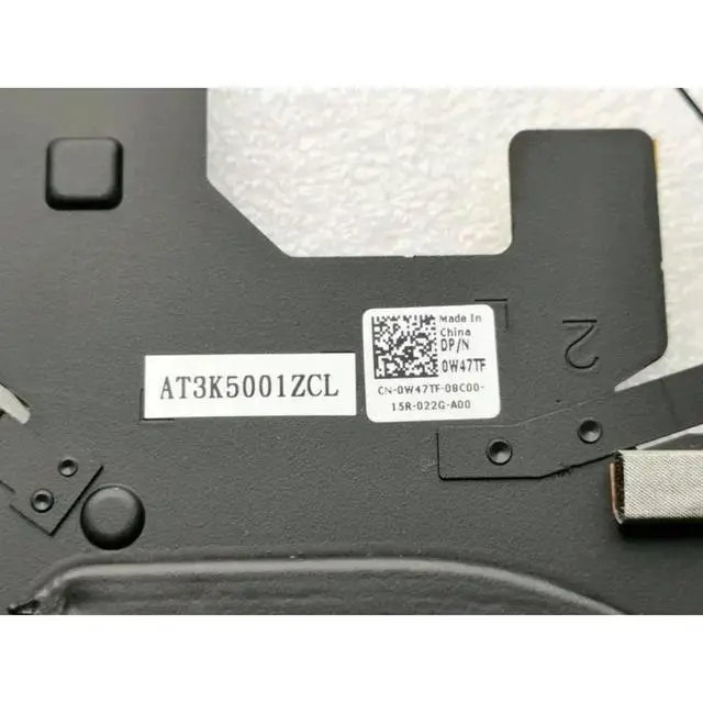 Alt view image 2 of 3 - Cpu Gpu Cooling FAN & Heatsink For G15 5510 5511 5515 0W47TF W47TF