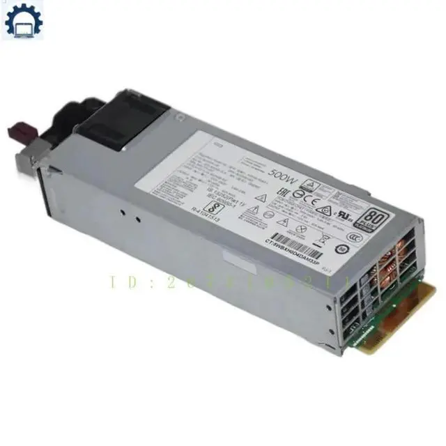 Alt view image 3 of 3 - 500W For DL380 G10 Gen10 500W Server Power Supply HSTNS-PL40-1 865398-001 866729-001 865399-201 865408-B21