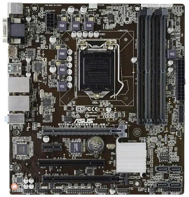 Alt view image 2 of 3 - Q170M-C Motherboard Q170M-C/D820 Q170 1151 DDR4 64GB Micro ATX support i5-6400 i3-6300 i7-6700 i5-6600T cpu