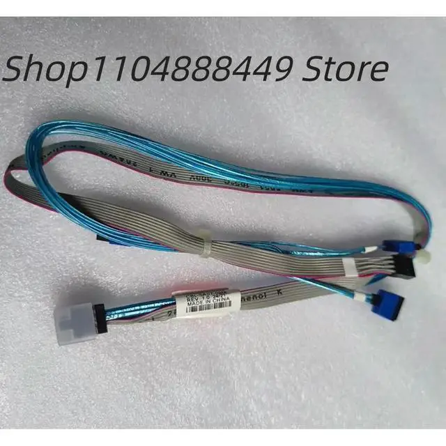 Alt view image 4 of 6 - CBL-SAST-0948 Hard disk connecting cable SFF8643 To 4 SATA 8643 to 4 SATA cable.