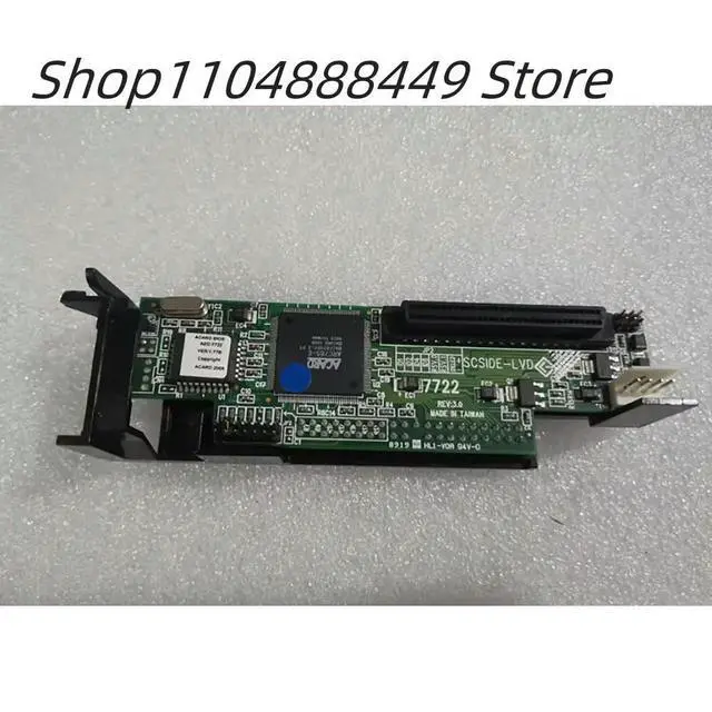Alt view image 3 of 4 - AEC-7722 IDE to SCSI 68-pin adapter IDE to 68-pin SCSI card AEC-7722 IDE ARC765