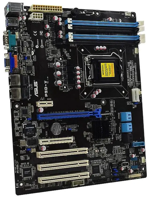 Alt view image 2 of 3 - P9D-V Servers Motherboard LGA 1150 C224 DDR3 Xeon E3-1200 v3 4370 4130 cpu ATX