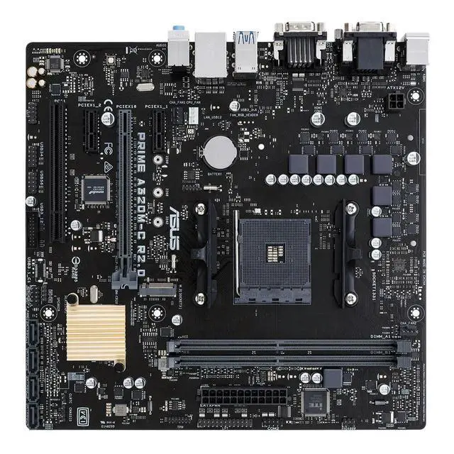 Alt view image 2 of 3 - PRIME A320M-C R2.0 Motherboard A320 Socket AM4 DDR4 SATA3 support A6-9500 PRO 5755 2200 5300 1600 3500 5600 mATX