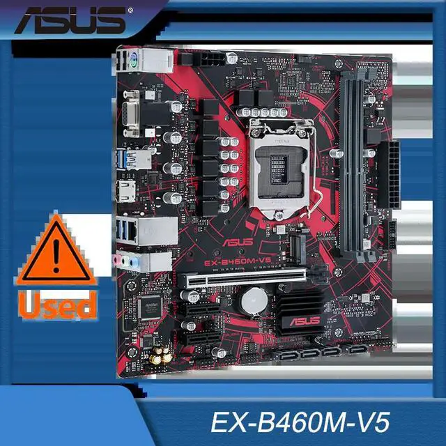 Alt view image 3 of 3 - EX-B460M-V5 Motherboard LGA 1200 Chipset B460 DDR4